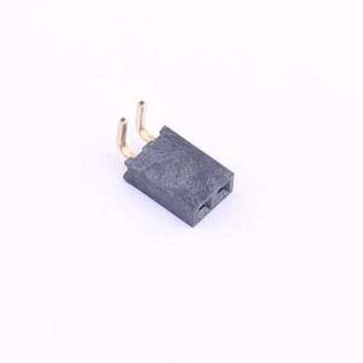 CSFB107-0202A001C1AC 排母 1x2P 间距:2mm 弯插 插件,P=2mm