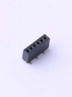 X1311FVS-06-C43D35R2 排母 间距:1.27mm 1x6P 立贴 SMD,P=1.27mm