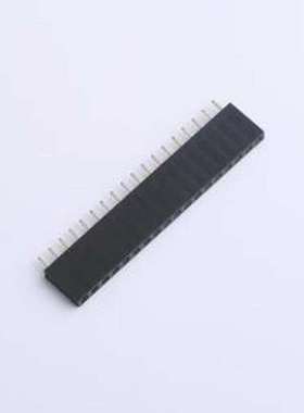 DS1023-1x18SF11 排母 1x18P 间距:2.54mm 直插 黑色 插件,P=2.54