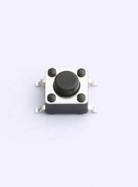 TS1703-TZ43HBM 轻触开关 6*6*4.3 立贴 轻触开关 SMD-4P,6x6mm