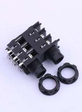 PJ-625DK 音频连接器(耳机) 6.35mm耳机座 三件套 插件