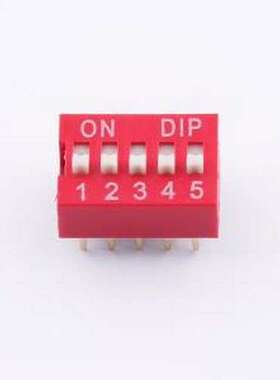 DSWB05LHGET 拨码开关 DSWB05LHGET 插件-10P,14.2x9.9mm