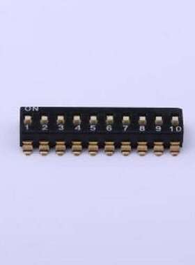 CDM-10 拨码开关 CDM-10 黑色 SMD-20P,6x22.9mm