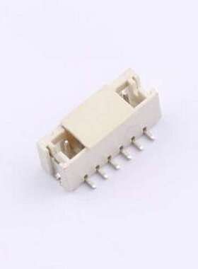 MXPH-2.0-06P-LT1-0-A 线对板针座 间距:2mm 立贴 象牙白 SMD,P=2