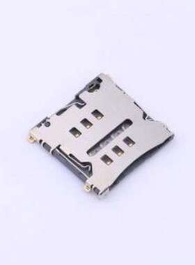 HYCW48-SIM06-150B SIM卡连接器 卡托式 MicroSIM卡 卡座 SMD