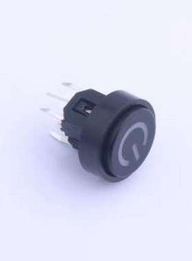 TPB01-137L1B 轻触开关 带红色灯 带支架 插件