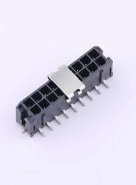 HC-MX3.0-2*9ALT-05 线对板针座 2x9P 间距:3mm 立贴 黑色 SMD,P=