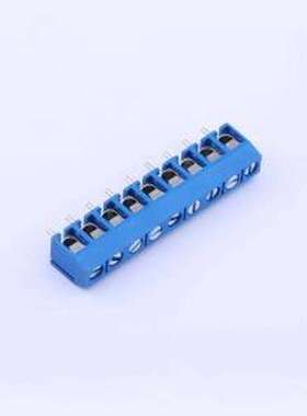 JL301-50009U01 螺钉式接线端子 1x9P 5mm 直插 排数:1 每排P数:9
