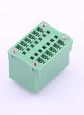 KF2EDGVHM-3.5-2*6P 插拔式接线端子 螺丝固定 3.5mm 插件,P=3.5m