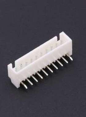 KH-A2504-R-10AWD 线对板针座 间距:2.54mm 1x10P 白色 插件,P=2.