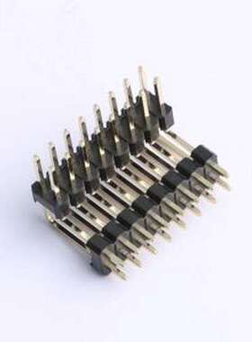 X6522WR-2x08H-C60D30-E43F03 排针 2x8P 间距:2.54mm 方针 弯插,