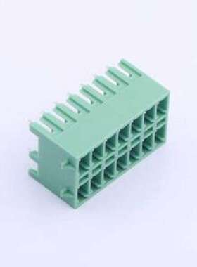 KF2EDGKVG-3.81-2*7P 插拔式接线端子 3.81mm 插件,P=3.81mm