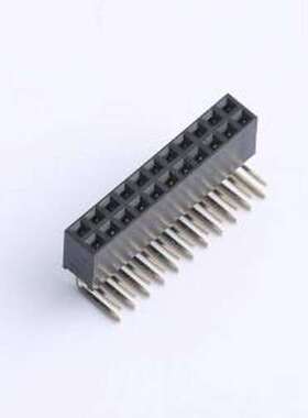 XDM200-2-11-W-6.35-G0 排母 2x11P 间距:2mm 弯插 弯插,P=2mm