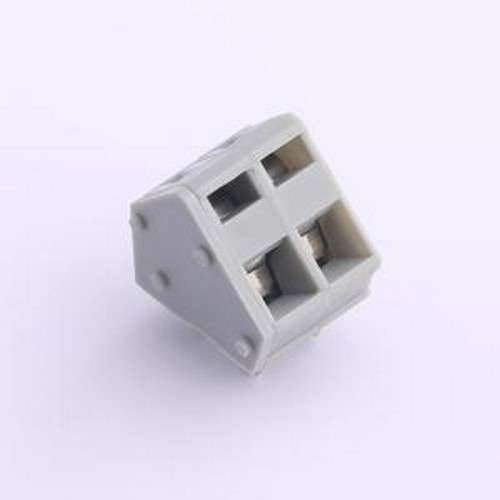 XY111B-5.08-2P 弹簧式接线端子 1x2P 5.08mm 每排P数:2 排数:1