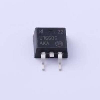 MURB1660CTT4G 通用二极管 电压:600V 电流:8A D2PAK