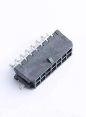 430451409 线对板针座 2x7P 间距:3mm 卧贴 系列:Micro-Fit(MX 3.