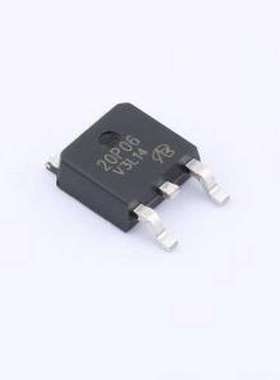 T20P06L-VB 场效应管(MOSFET) 1个P沟道 耐压:60V 电流:30A TO-25