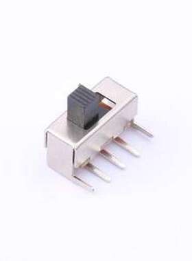 SS-12F23-G040 滑动开关 柄长4mm 卧插两档 滑动开关 插件