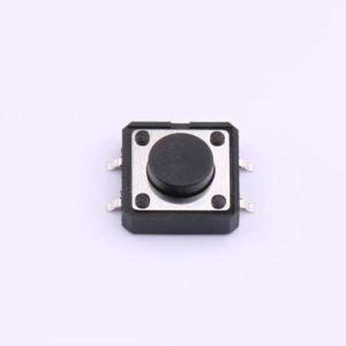 TS125TP 250gf 009 轻触开关 12*12*5mm 立贴 轻触开关 SMD-4P,12