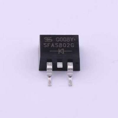 SFAS802G MNG 快恢复/高效率二极管 电压:100V 电流:8A D2PAK