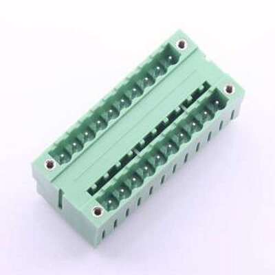 KF2EDGVHM-5.0-2*10P 插拔式接线端子 5mm 2x10P 排数:2 每排P数: