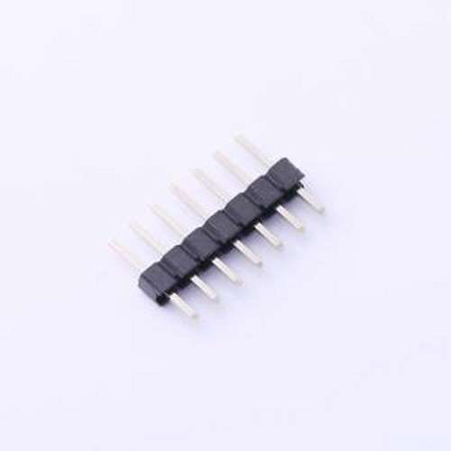 PZ200-1-07-Z 排针 1x7P 间距:2mm 方针 直插 插件,P=2mm