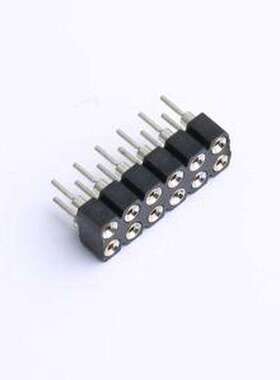 XDM254C-2-06-Z-3.0-G0 排母 2x6P 间距:2.54mm 直插 插件,P=2.54