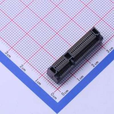 1759547-1 金手指连接器 0.8mm P数:52P SMD,P=0.8mm,卧贴