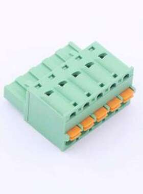 JL2EDGKD-50805G01 插拔式接线端子 1x5P 5.08mm 排数:1 每排P数: