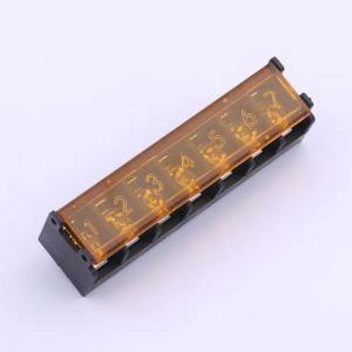 DBT50G-8.25-7P-BK-P 栅栏式接线端子 DBT50G-8.25-7P-BK-P 桔盖