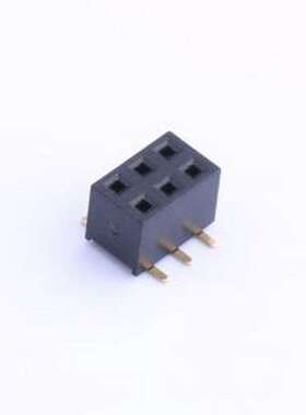 X4621FVS-2x03-C43D65 排母 间距:2mm 2x3P 立贴 SMD,P=2mm