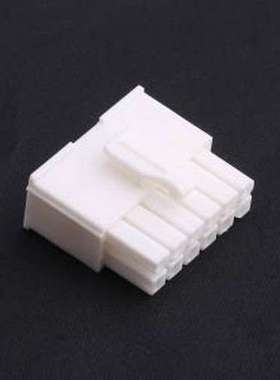 HX41405-12PN 胶壳(线对板/线对线) 2x6P 4.14mm 白色 P=4.14mm