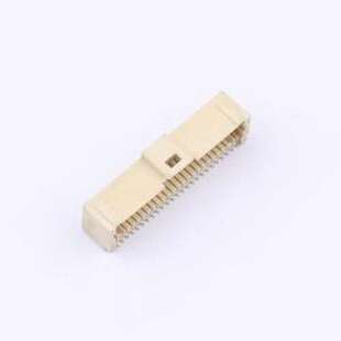 SHB 间距 SMD P=1mm 2x25P 卧贴 线对板针座 50AWB 1mm
