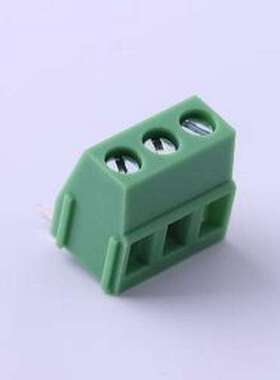 KF128R-5.0-3P 螺钉式接线端子 5mm 1x3P 排数:1 每排P数:3 弯插