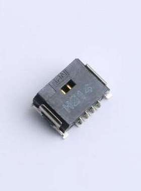 214012 线对板针座 1x4P 间距:1.27mm 卧贴 SMD,P=1.27mm,卧贴