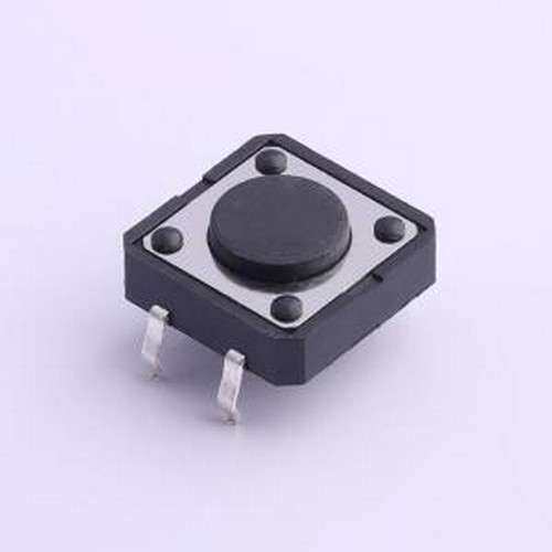 UK-B0224G43-DP25Y 轻触开关 12*12*4.3mm 直插 轻触开关 插件