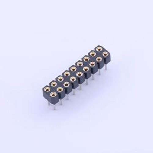 X5521FV-2X09-C30D743-0743 排母 间距:2.54mm 2x9P 直插 插件,P=