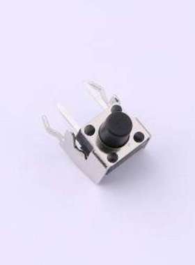 K2-1102AQ-G4SW-01 轻触开关 6*6*7/250G/带支架/不锈钢弹片侧按