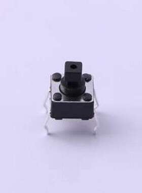 TS-1095T-B2D1 轻触开关 轻触开关6*6*7.3mm方头插件DIP四脚圆黑
