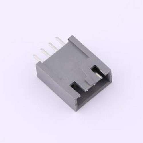 TJC3B-H-4AS-GY 线对板针座 1x4P 间距:2.5mm 直插 插件,P=2.5mm