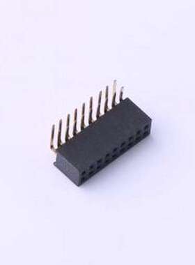 X1321FR-2x09-C43D24 排母 间距:1.27mm 2x9P 弯插 弯插,P=1.27mm