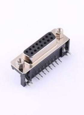 DS1037-15FNAKT76-0CC D-Sub/VGA连接器 D-Sub 母 P数:15P 黑色