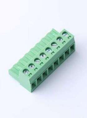 DB2EK-5.0-8P-GN-S 插拔式接线端子 5mm 排数:1 每排P数:8 绿色 P