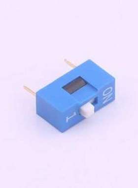 DS-01BLP 拨码开关 平拨,凸起式 1位拨码开关 插件