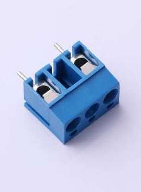 WJ300V-5.0-3P-12-00A 螺钉式接线端子 直插式/5.0mm 3P 蓝色 中
