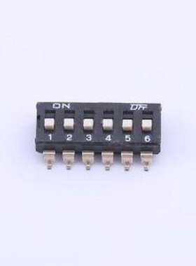 KH-10027B-SMT2.54-6P 拨码开关 KH-10027B-SMT2.54-6P SMD-12P,6