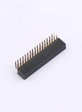 X1321FR-2x17-C43D24 排母 间距:1.27mm 2x17P 弯插 弯插,P=1.27m