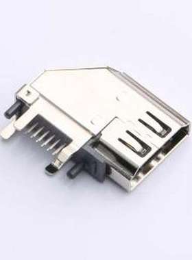 XDHF-1901-0811 D-Sub/VGA连接器 HDMI A TYPE 19PIN母座侧插板式