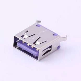 Type 插件 916 USB连接器 直插 紫色 母 162A1172Y10210