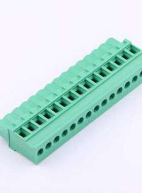 MX2EDGKB-5.08-15P-GN01-Cu-Y-A 插拔式接线端子 5.08mm 排数:1